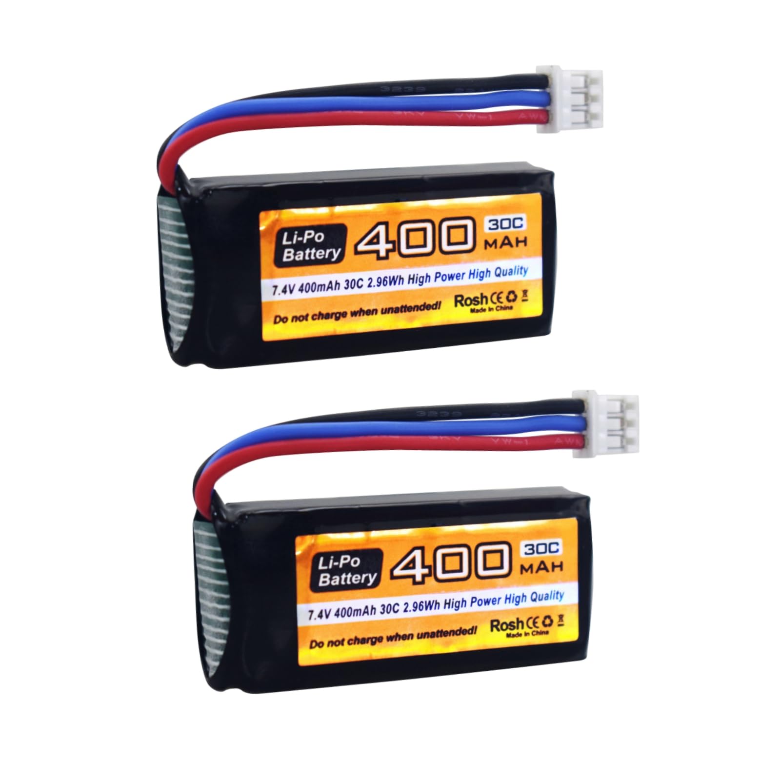 Batteria LiPo 7.4V 800mAh 50C 2S Con JST/PH2.0 E Cavo USB Per Auto RC SCX24 E Droni 1/10-1/24