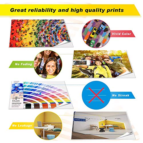 V4Ink 4Pk Compatible 410X Toner Cartridge Replacement For Hp 410A 410X Cf410A Cf410X Cf411X Cf412X Cf413X Toner Ink Set For Hp Color Pro Mfp M477Fnw M477Fdw M477Fdn M452Dn M452Dw M452Nw M377Dw Printer #TOP3