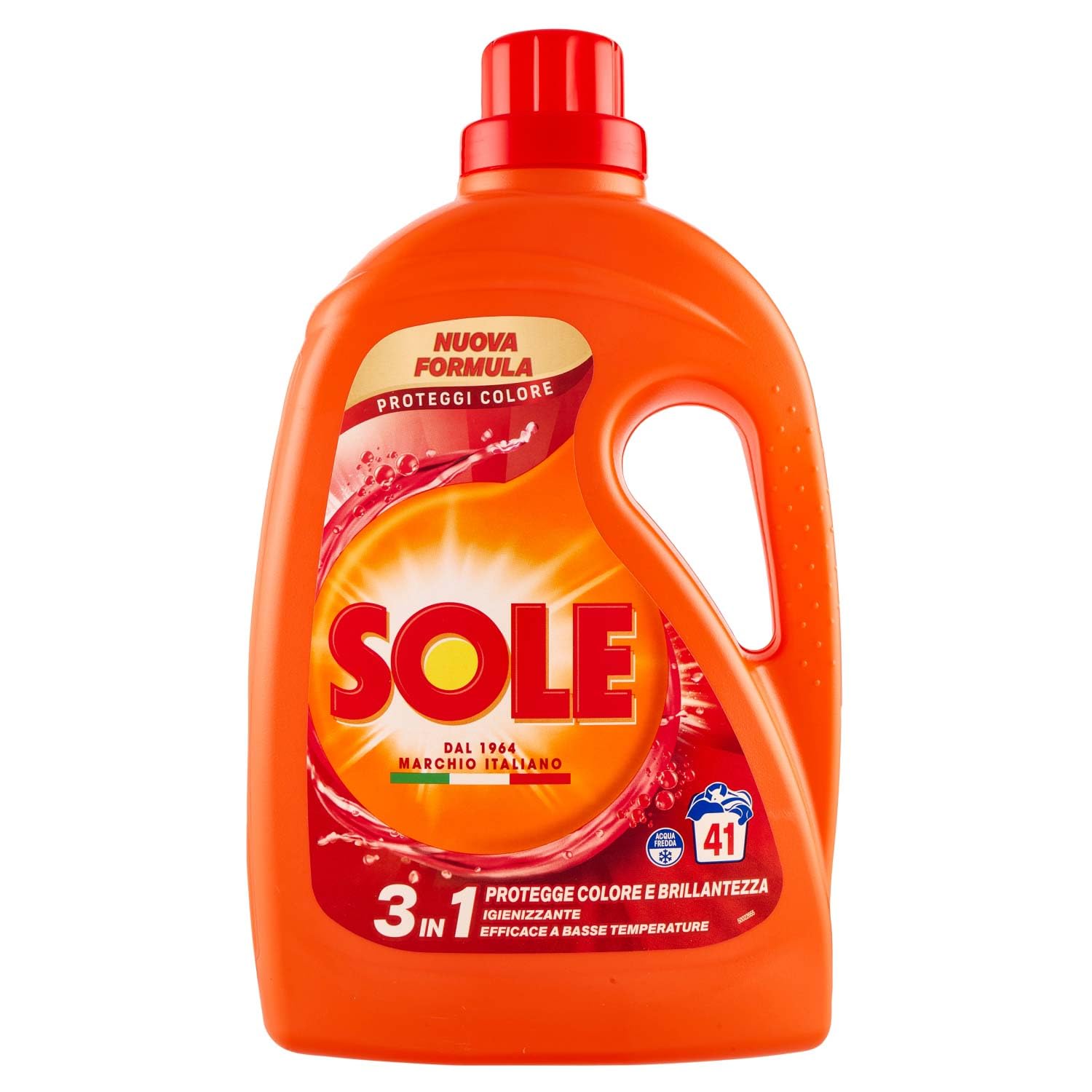 Sole Detersivo Lavatrice Proteggi colore 41 Lavaggi, Formula igienizzante,  Detersivo Lavatrice Liquido Proteggi colore, rimuove le macchie a basse  temperature : Amazon.it: Salute e cura della persona