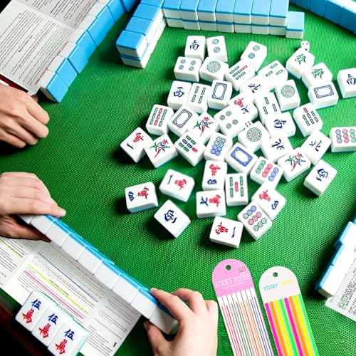 640 Pcs Mahjong Line Finder Notes, para jugadores y estrategia miniatura 6