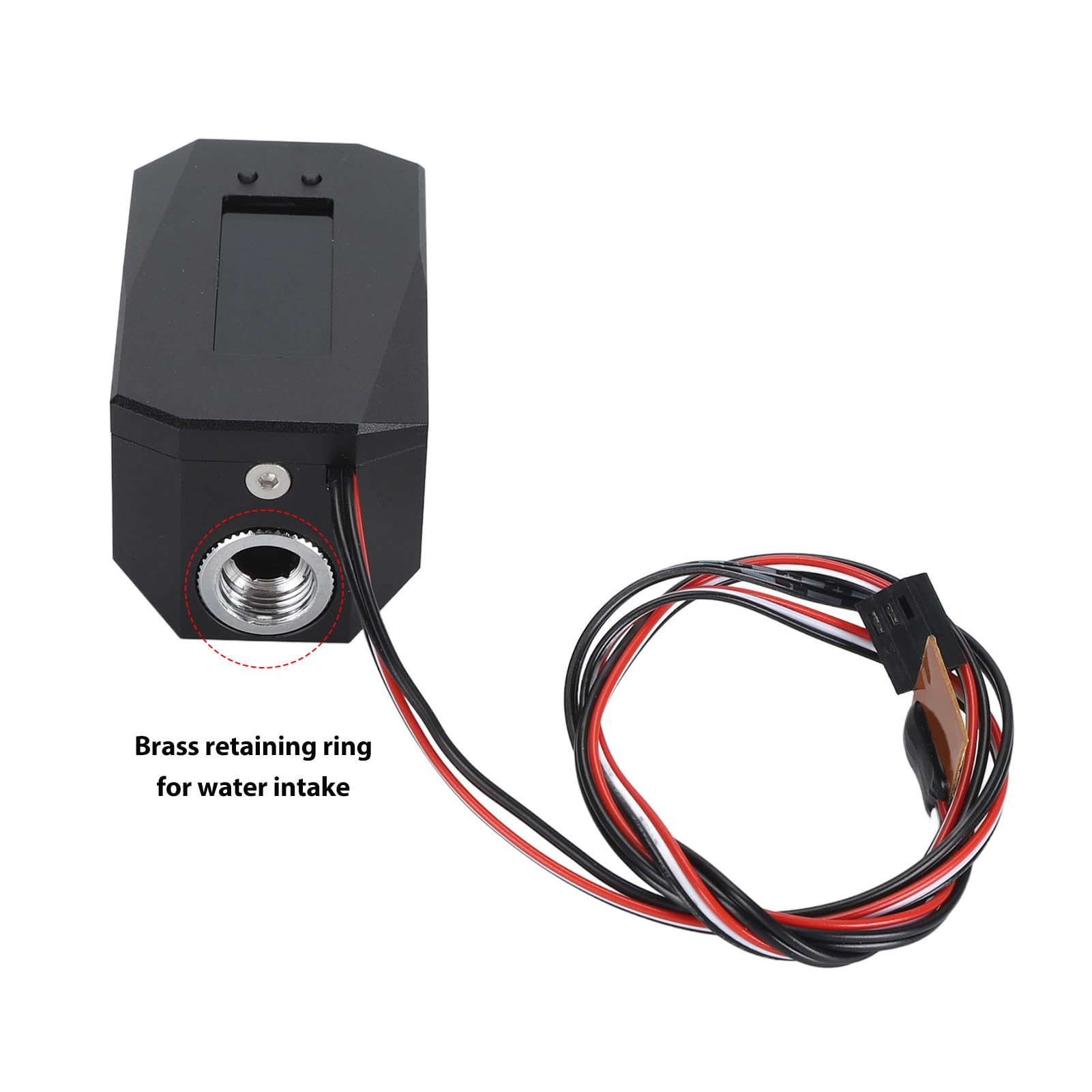 Chłodzenie Wodne PC Termometr, Gwint G1/4 Podwójny Alarm (BLACK)
