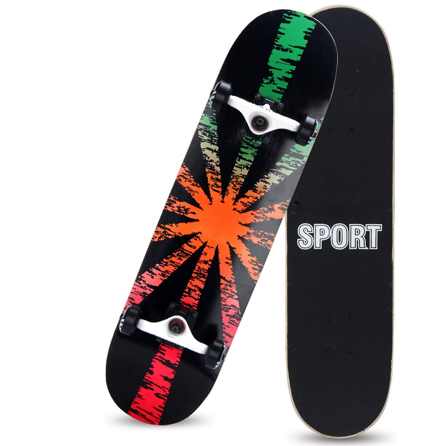 Buy HMAKGG Mini Skateboard Cruiser Retro Longboard with ABEC9 Ball