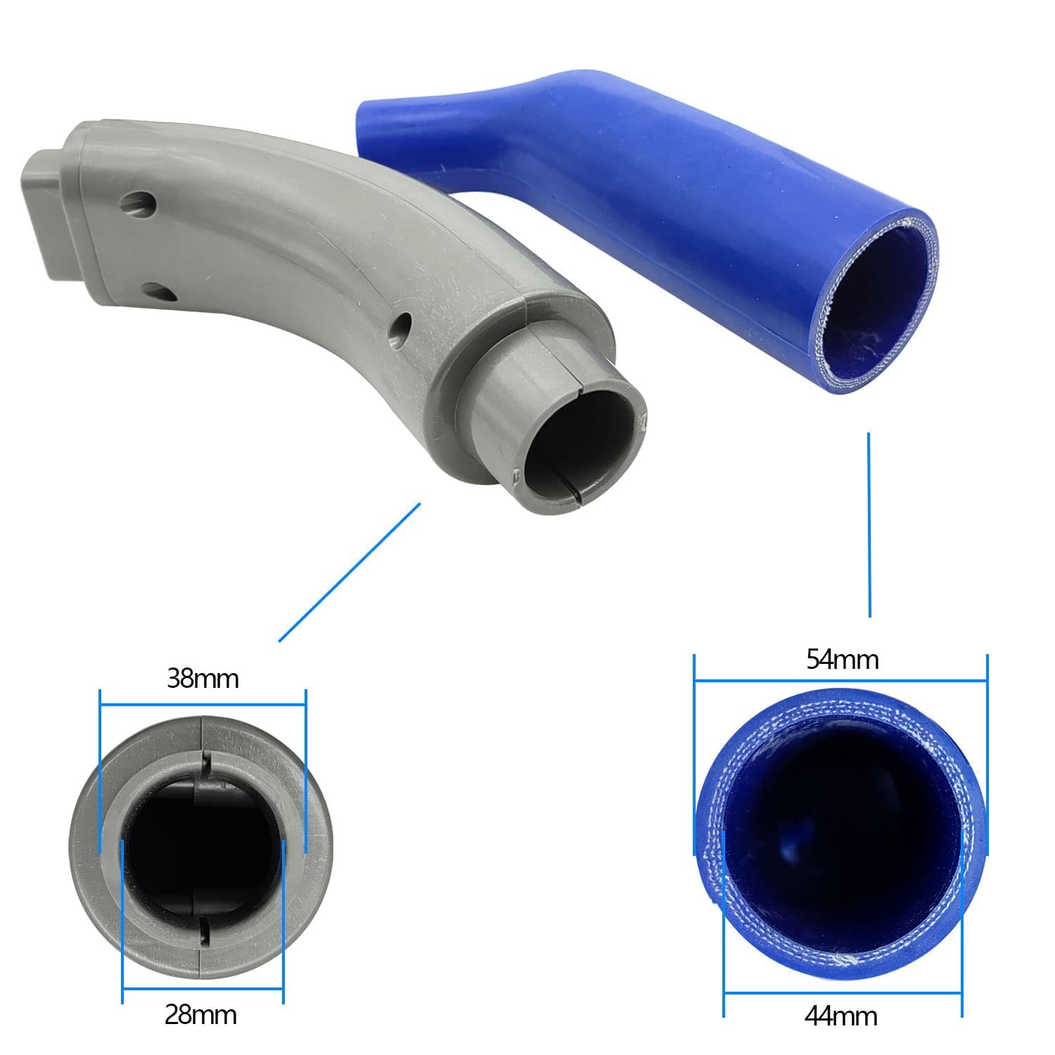 ZKTOOL Adaptador de limpieza de carbono para limpieza de carbón para BMW BEN Chevrolet Buick Porsche VW Audi motor limpiador de carbono