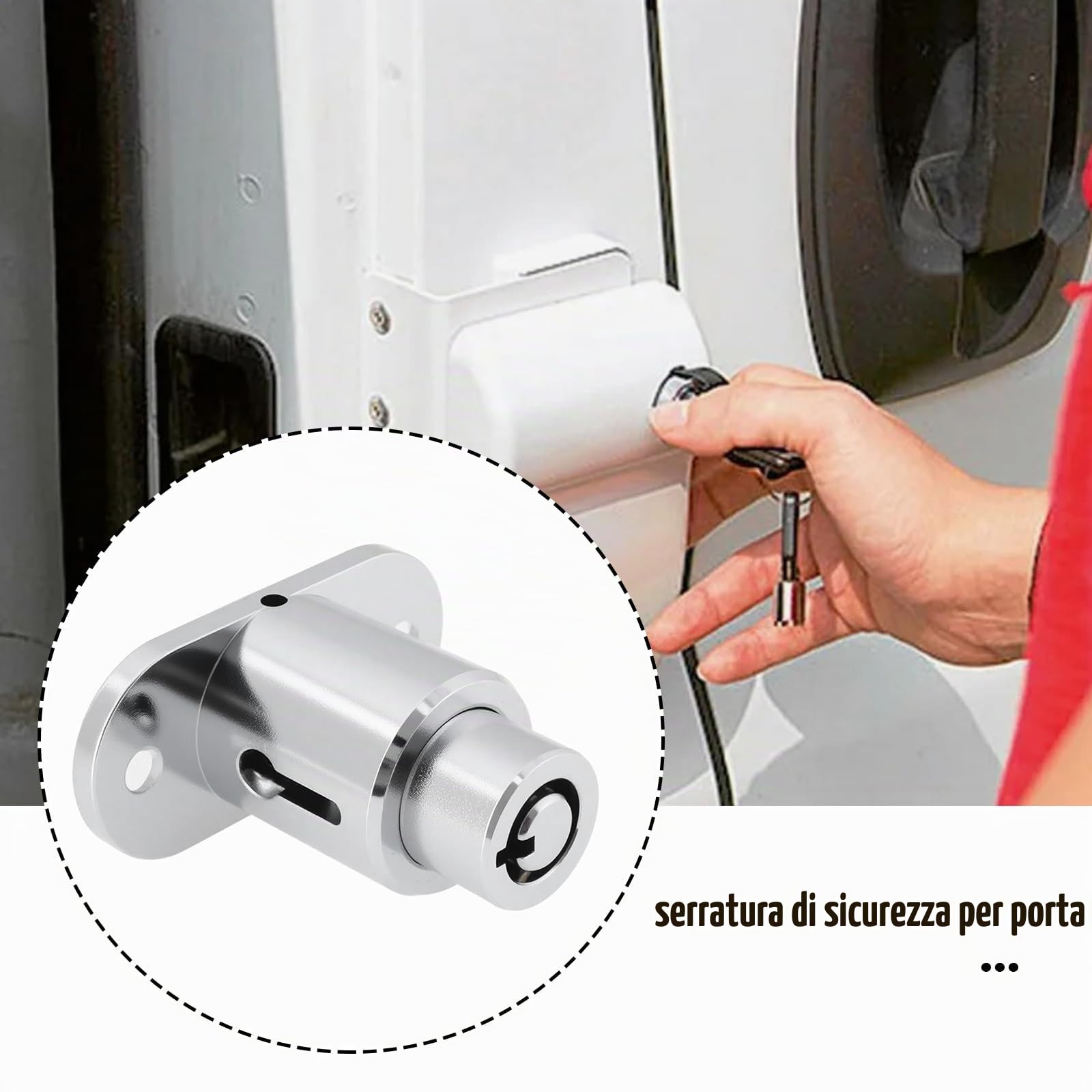 The Lord of the Tools Kit Serratura Porta Cassaforte Con 2 Chiavi Sostituisce 98656-457 Compatibile Con Fiamma
