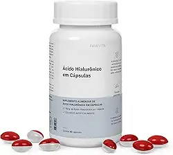 Ácido Hialurônico em Cápsulas - 60 Cáps - Com Vitamina C e E