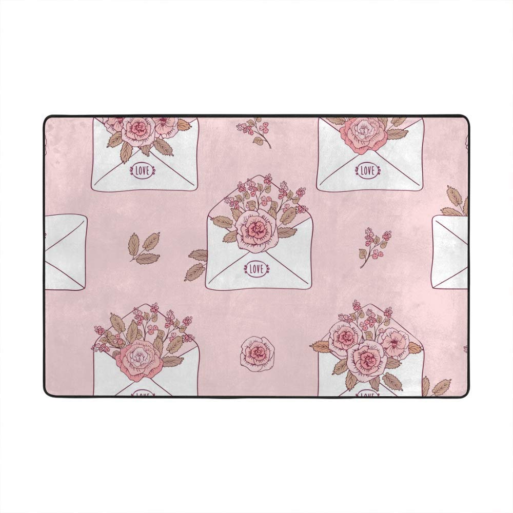 Tapis salon rose grand format pour masquer un sol froid et raviver une pièce terne 183x122