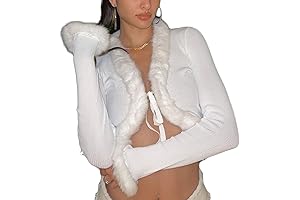 White Skirts for Women: Stay Cozy and Chic with Our Fur-Trimmed Beauties