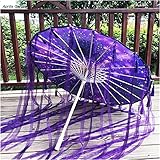 Haiqings 82 cm Papier Regenschirm Regen Frauen Fotografie Prop Regenband Antik Quasten Regenschirm Fan Paraguas Sonnenschirm (Color : D) wangyiren93 (Color : C)