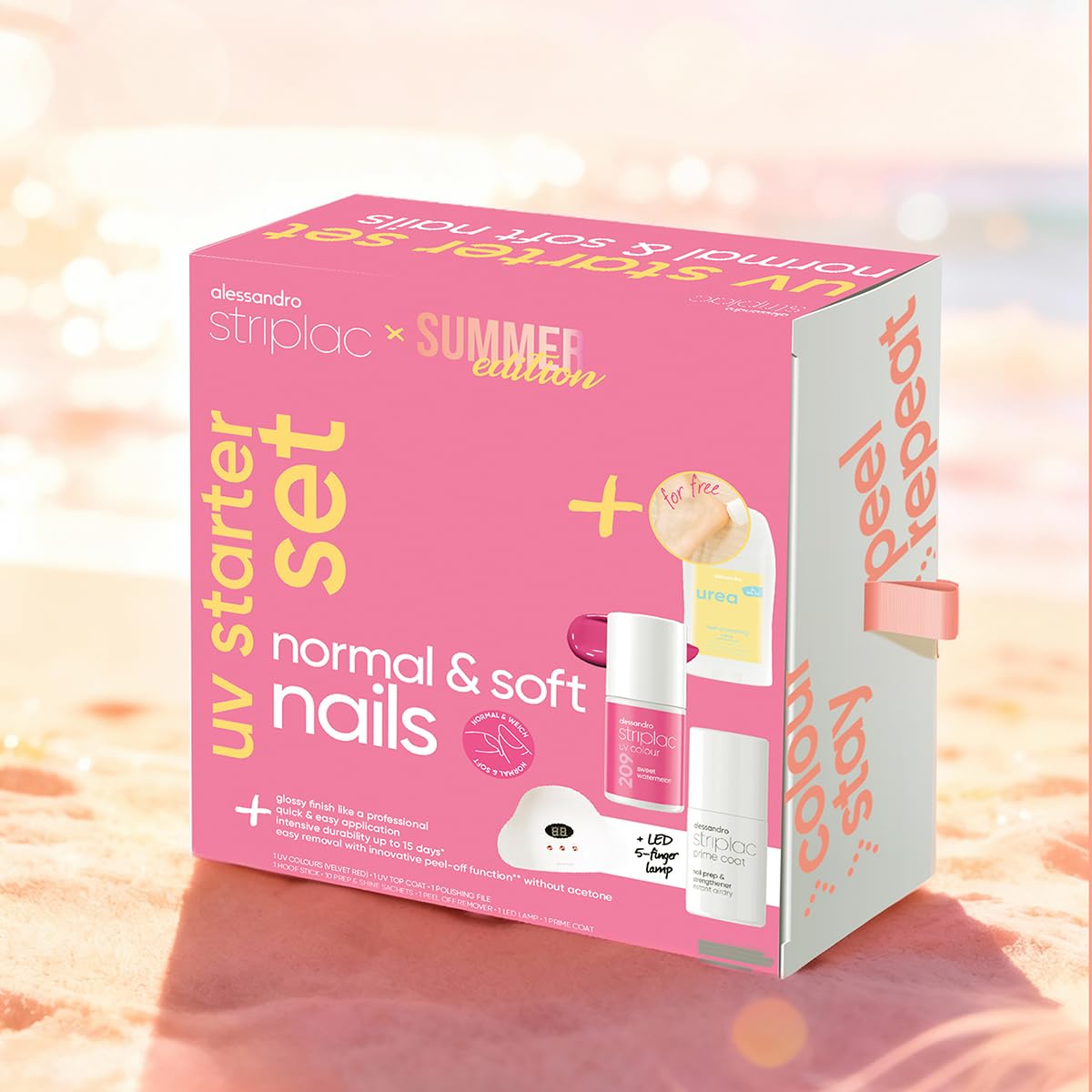 alessandro Striplac UV Starter Set normal & soft nails Summer Edition