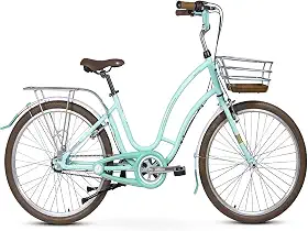 Nathor Bicicleta Aro 26 3v Antonella Verde Aqua