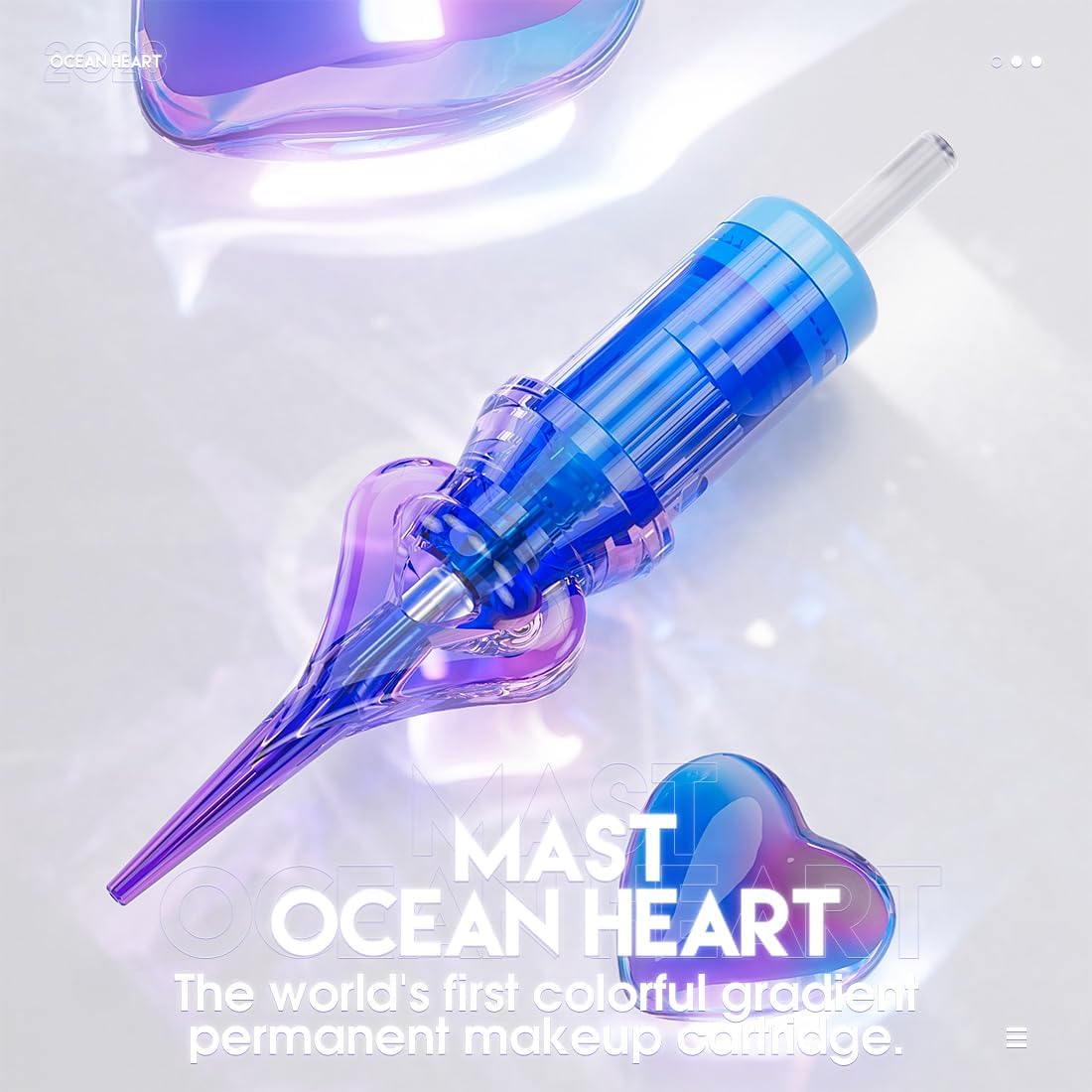 Mast Ocean Heart Tattoo Needles Cartridges 20pcs Disposable 1201RL Round Liner Long Tips for Tattoo Pen Machine - Image 2
