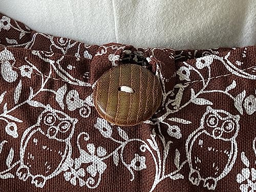 Image of Owl Print Sling Crossbody Messenger Purse - Hippie Hobo Shoulder Bag - Unlined, Medium