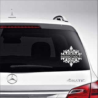 Sassenach Foreigner Scottish English for Car Truck Motorcycle Windows Bumper Laptop Home Wall Decor Vinyl Sticker Decal Size- [6 inch/15 cm] Tall/Color- Matte Black