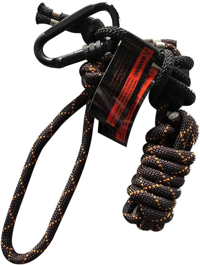 EEAAZEN Hunting Safety Linemans Rope 8ft, 3-Pack, Rope-Style Tree Strap for Tree-Stand Hunting and Climbing