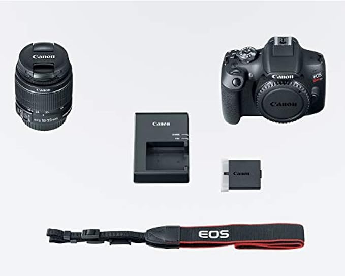 Canon EOS Rebel T7 DSLR with 18-55 mm Lens