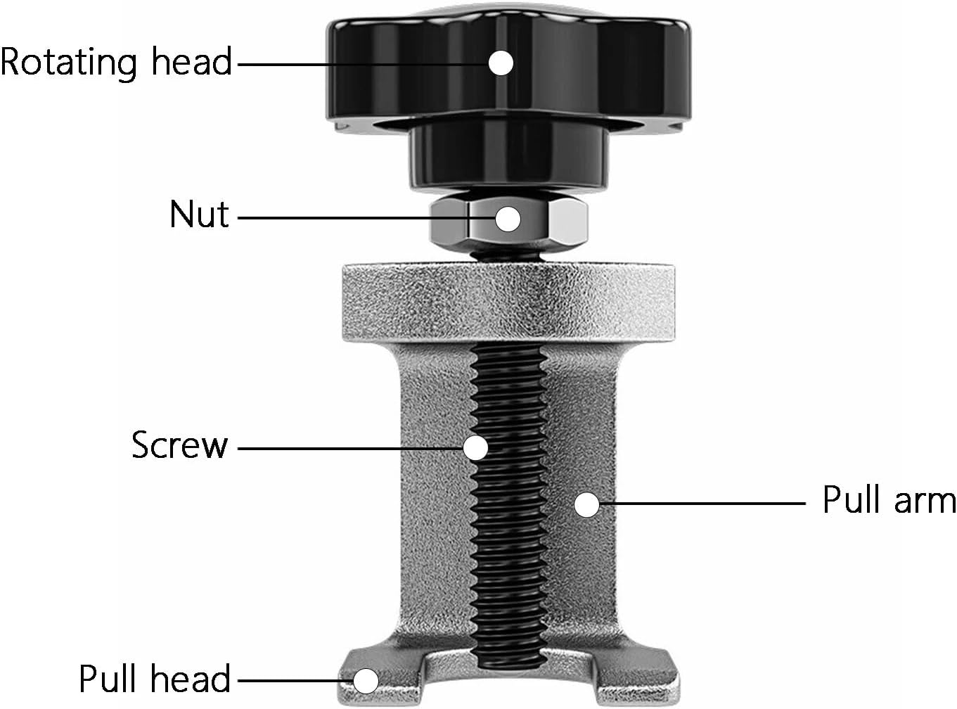Wiper Arm Puller 2Pcs Car Windscreen Window Wiper Arm Puller Battery Terminal Bearing Remover Repair Tools