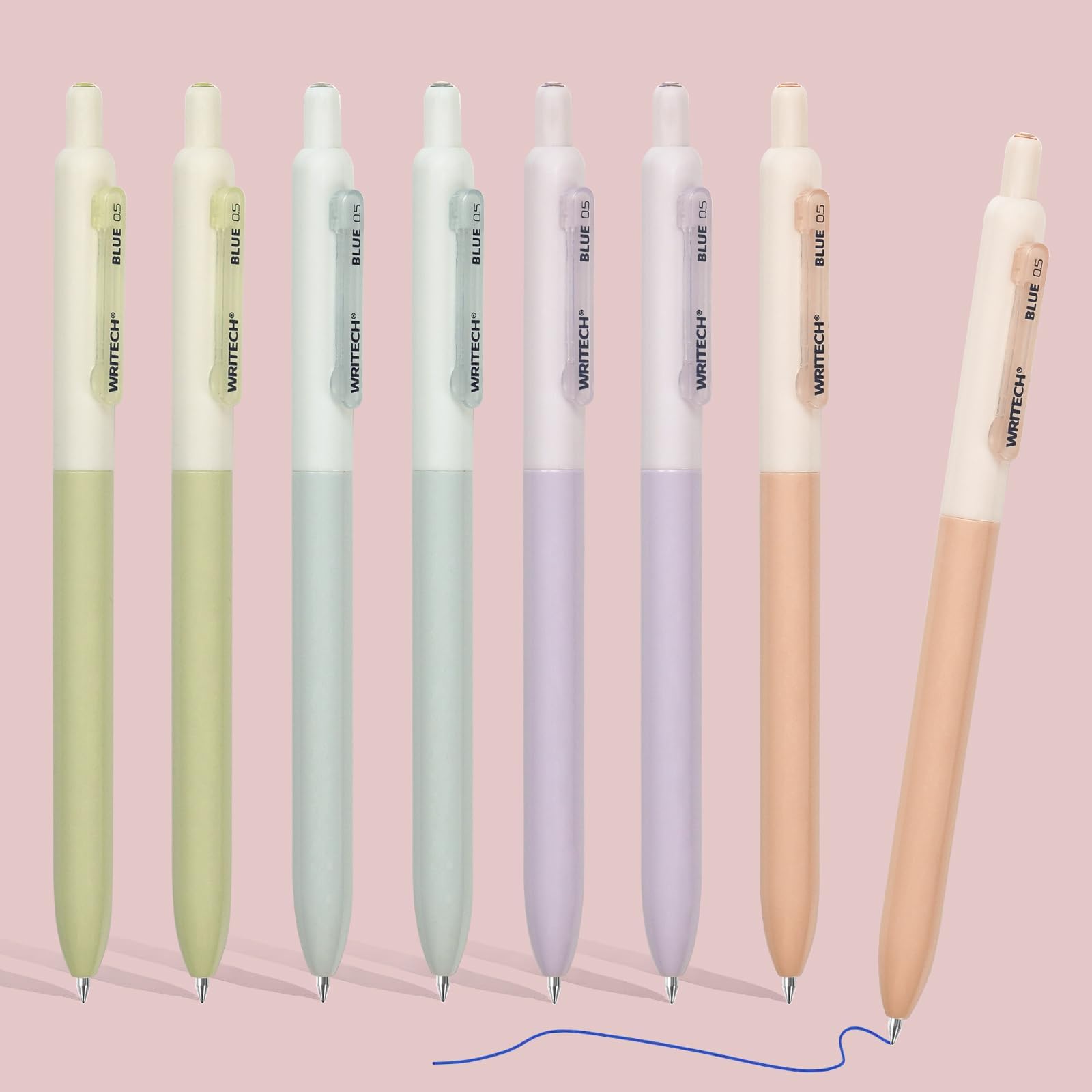 Cobee® Aesthetic Ballpoint Pens, 0.5mm Multicolor Ink Gel