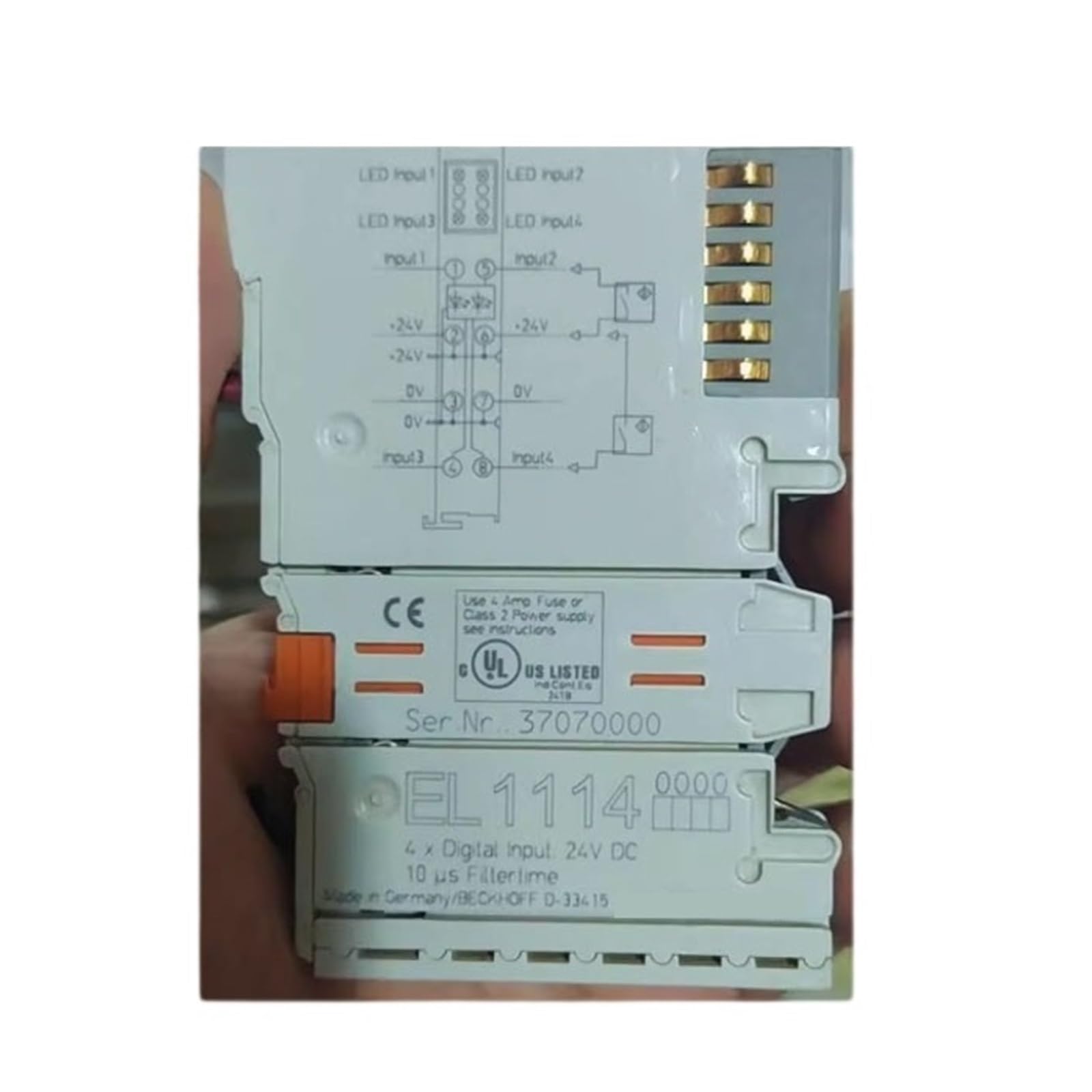 Module d'alimentation du capteur EL1114 haute densité