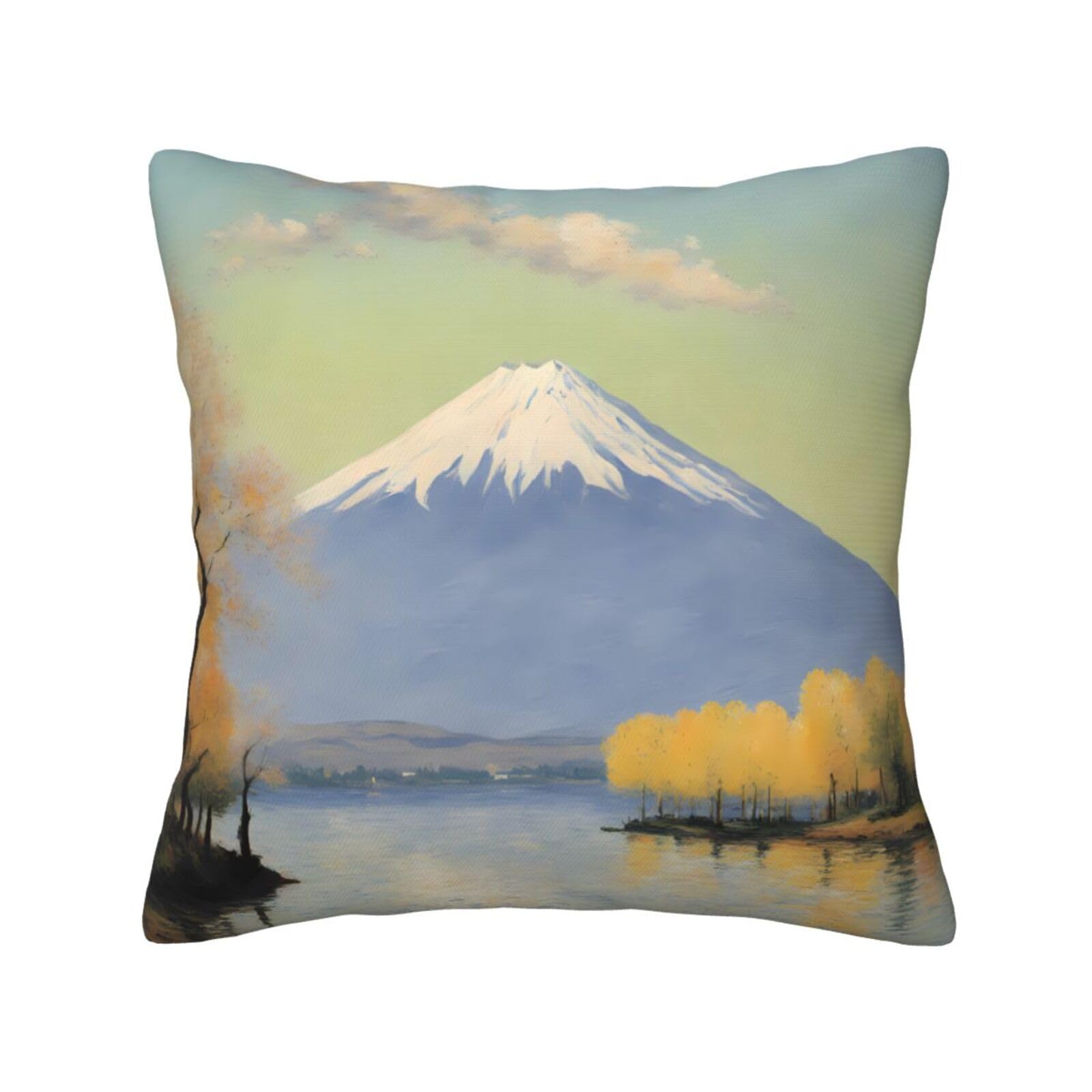 SXZVVBN Mt. Fuji in the distanceDecorative Square Sofa Cushion Covers