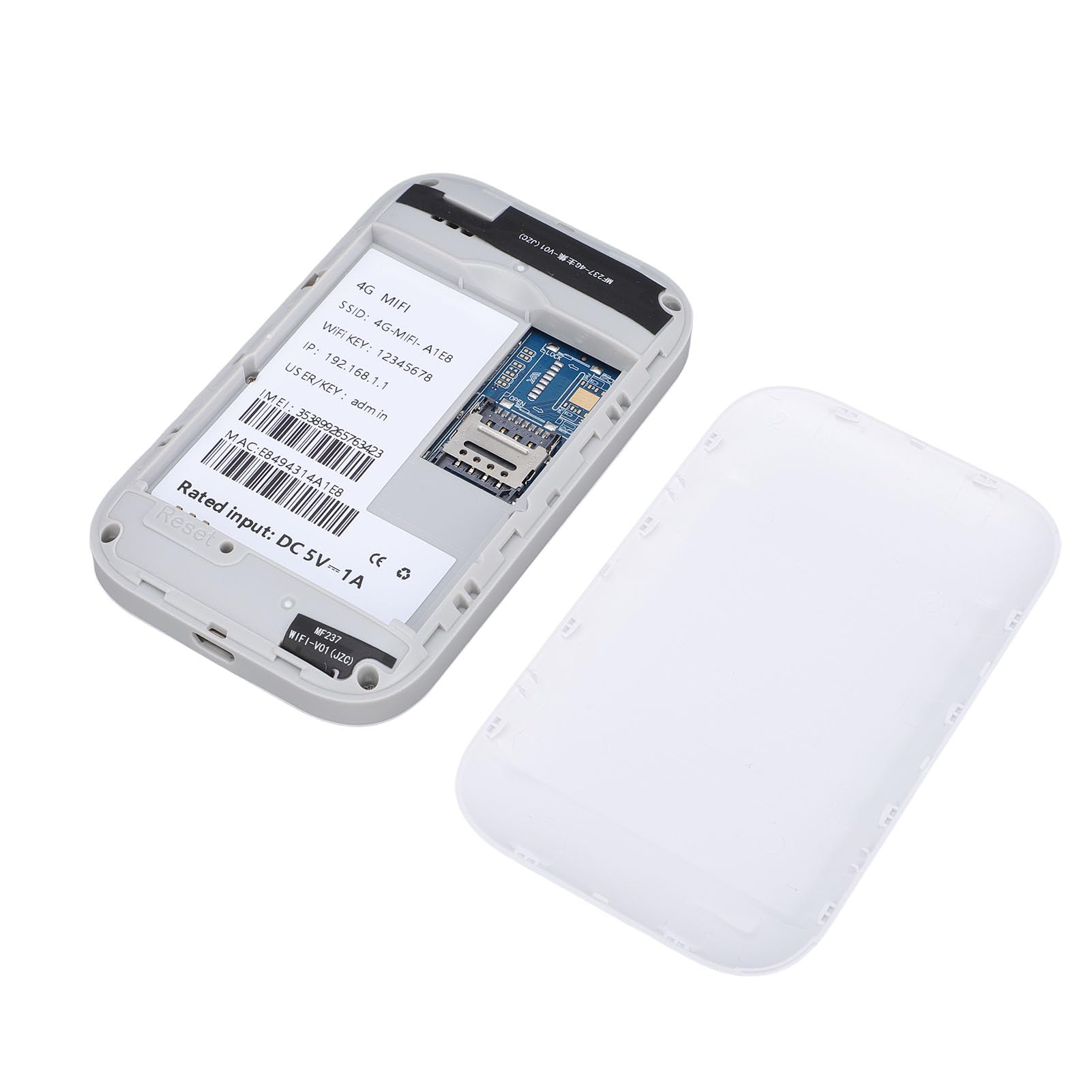 Sxhlseller Router Portatile Hotspot WiFi 4G LTE, Alta velocità 150 Mbps, Supporta 8 Dispositivi e Scheda Micro SIM, Connessione Stabile per Viaggi, Casa e Lavoro