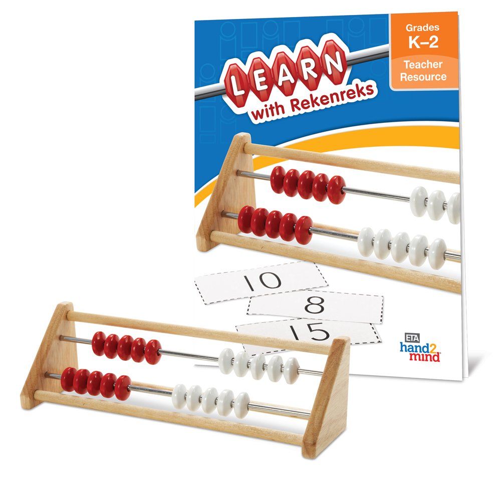 Buy hand2mind20 Bead Wooden Rekenrek Activity Set, Abacus for Kids Math