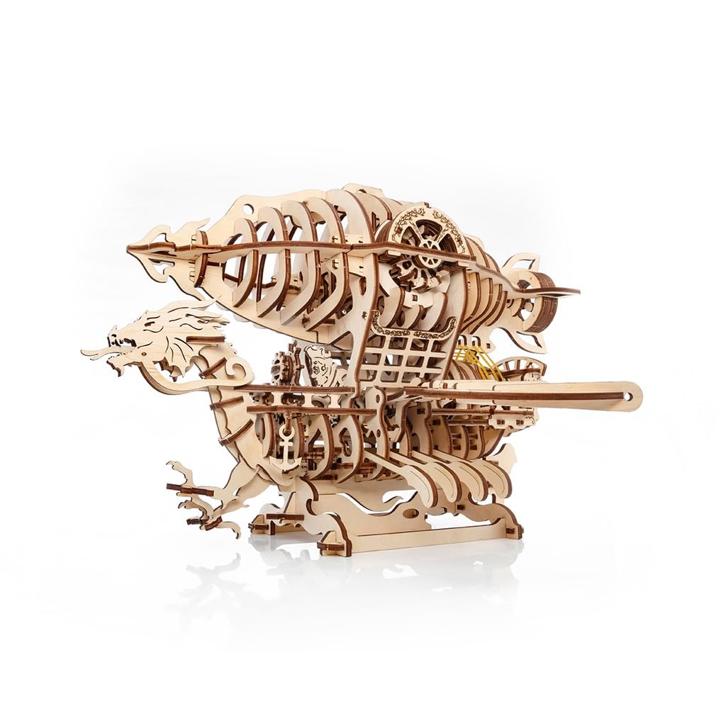 EWA Eco-Wood-Art - Puzzle en Bois 3D pour Adolescents et Adultes - Ciel - Kit de Bricolage à Monter soi-même, Pas Besoin de Colle - 388 pièces