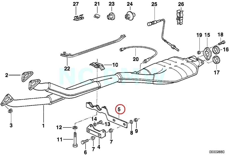 BMW Genuine Exhaust Support Automotive