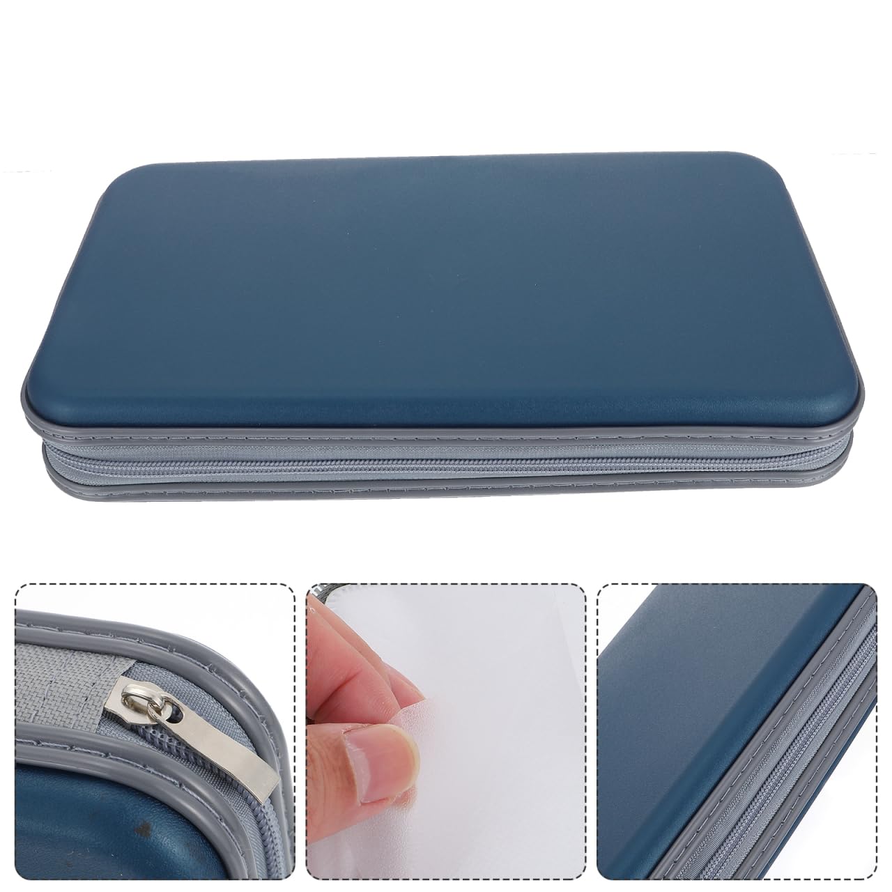 Alipis CD Bag, CD Storage Bag for Car and Home, CD DVD Disc Rangement for 80 – Pochette de Rangement Portable pour CD/DVD, Valise de Stockage Multimédia pour Voiture, Bureau et Maison, Idéal Cadeau