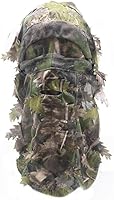 Vista 4 de Ghillie Camouflage Leafy Hat 3D Full Face Mask Headwear Turkey Camo Hunter Hunting Accessories
