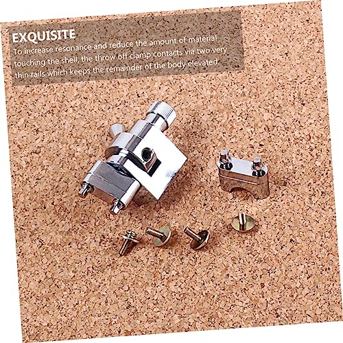 Juego de abrazaderas reguladoras para batería: abrazadera de desactivación para bombo con tornillos de montaje miniatura 5