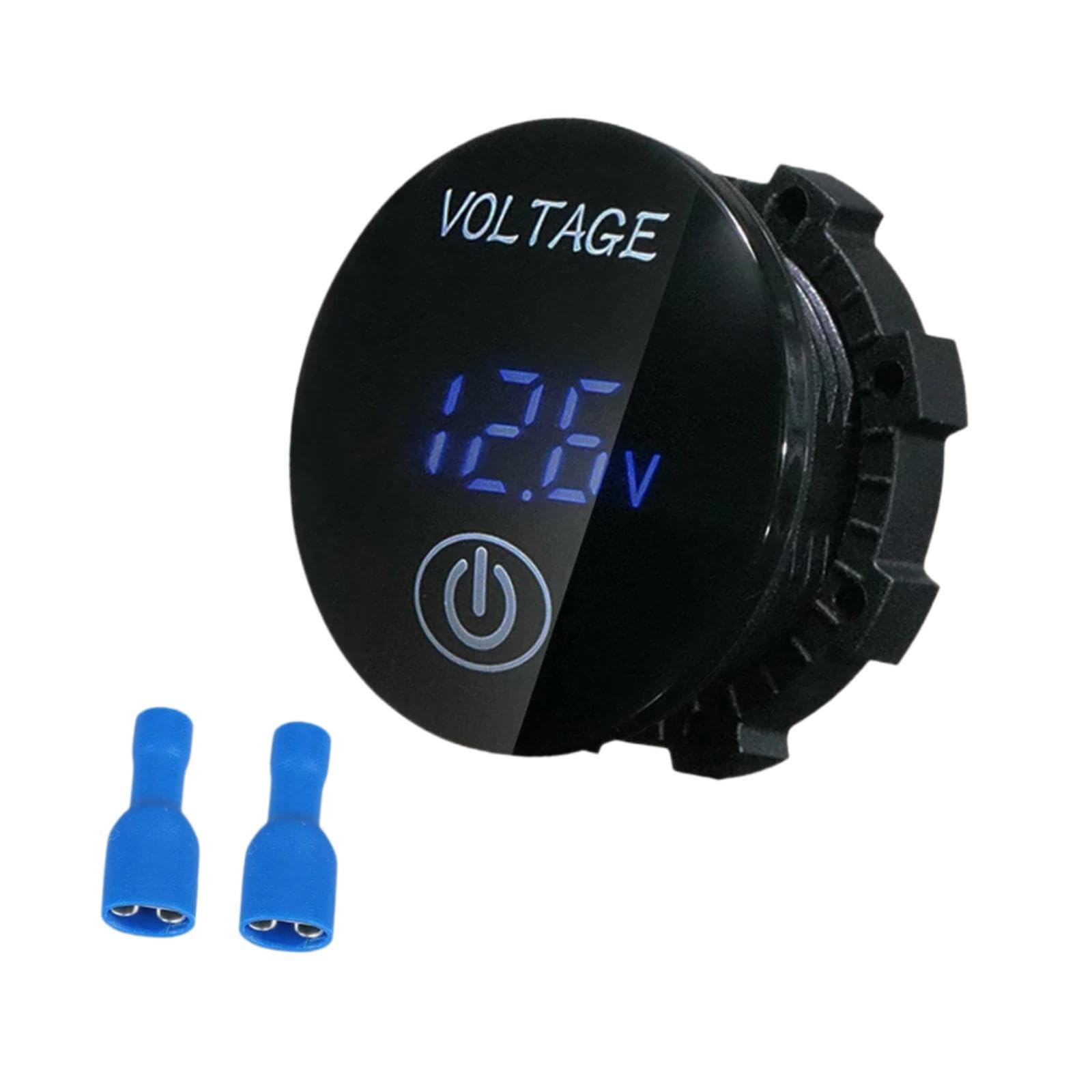 Lyla Car Gauge Voltmeter 12V-24V Easily Install Multipurpose Sturdy Voltmeter blue-image-45