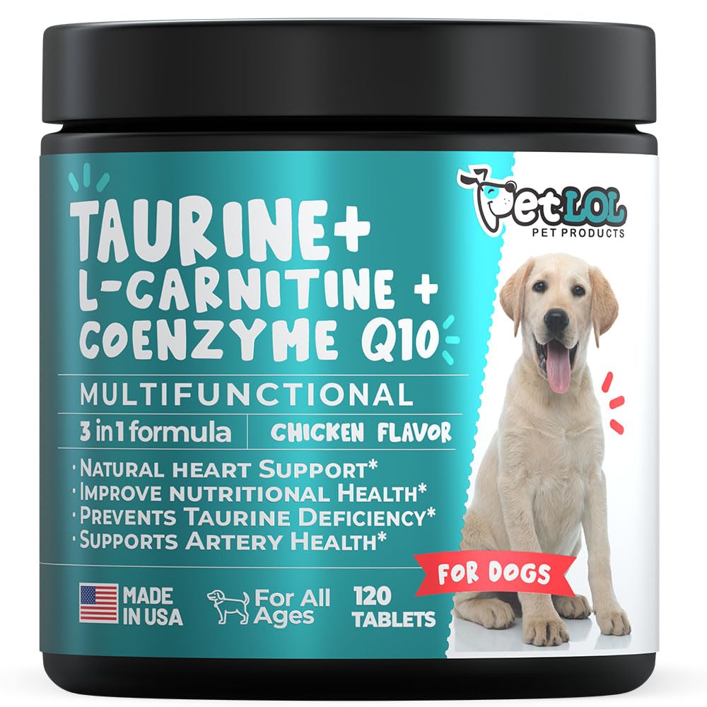 Taurine Supplement For Dogs With L Carnitine And Coenzyme Q10 - Main Image