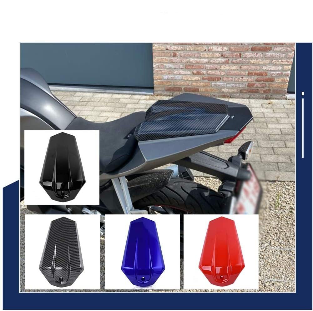 Carenado Cubierta Joroba De Motocicleta Cubierta Trasera para Motocicleta, Carenado, Colín para Pasajero, Tapa Trasera para YZF R125 R 125 YZF-R125 2008-2018 2017(Carbon Fiber Look)