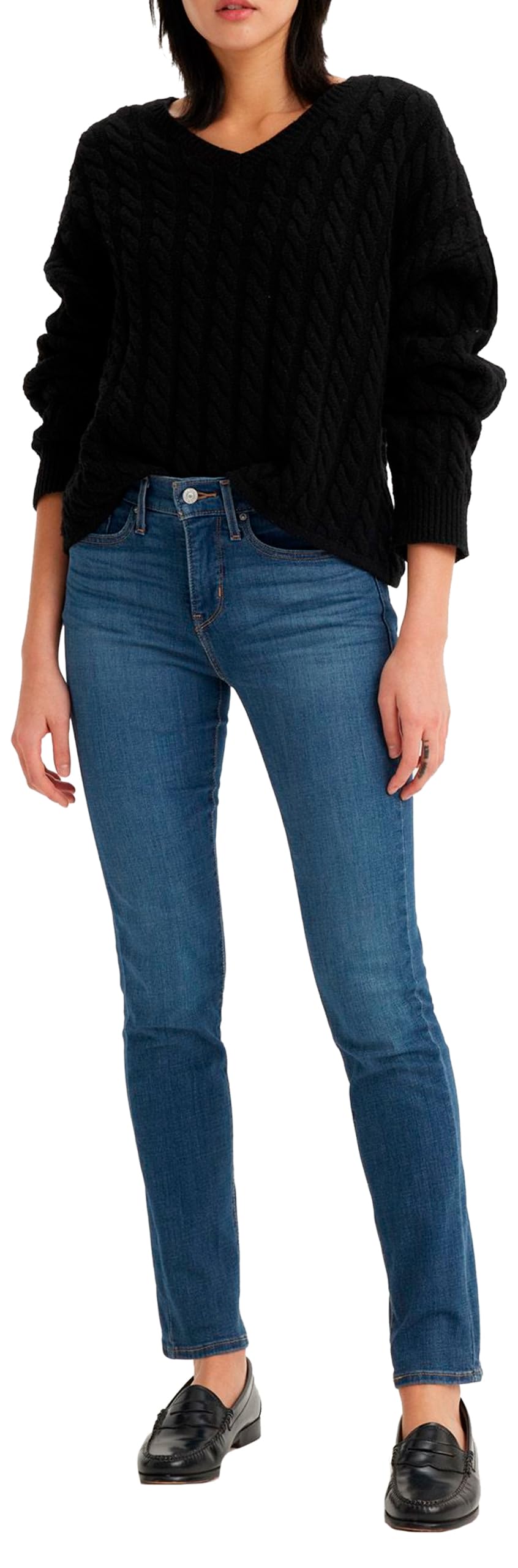 Levi's Women's 312 Shaping Slim, Lapis Amidst, 27W / 32L