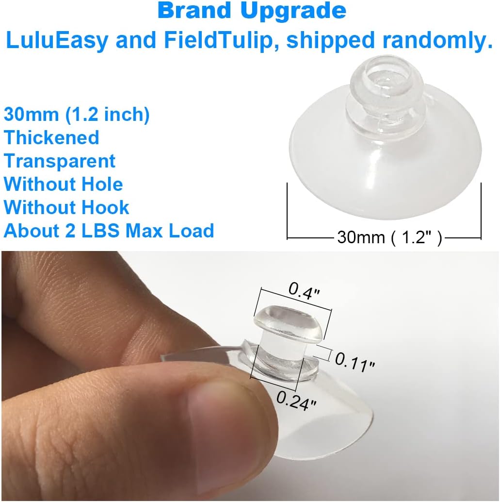 Uр Tо 40% оƒƒ LuluEasy 20 Pieces Clear Suction Cups 30mm Thick Without Hooks Without Holes, Professional Strength Small Plastic Sucker Pads for Home Kitchen Car Radar Detector Festivals Decoration 40% оƒƒ Dіѕсоunt LuluEasy 20 Pieces Clear Suction Cups 30mm Thick Without Hooks Without Holes, Professional Strength Small Plastic Sucker Pads for Home Kitchen Car Radar Detector Festivals Decoration