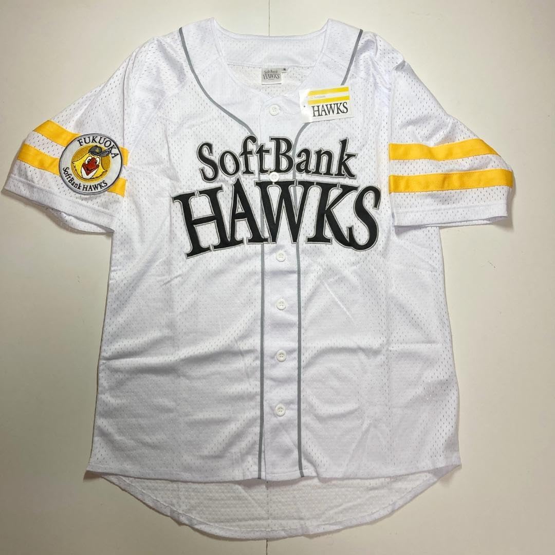 タグ付き 周東選手【Ｍサイズ 】ソフトバンク ユニフォーム ホーム 白 タグ 福岡ソフトバンクホークス ユニフォーム Mサイズ ホーム 白 タグ
