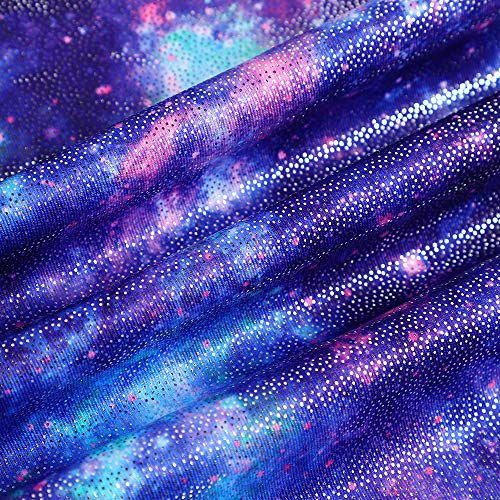 Image of HOZIY Gymnastics Leotards for Girls with Shorts Toddlers Biketards Rainbow Unicorn Dinosaur Mermaid Leopard Flower Galaxy