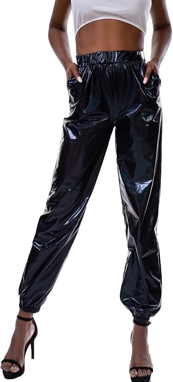 Metallic Joggers Pants 