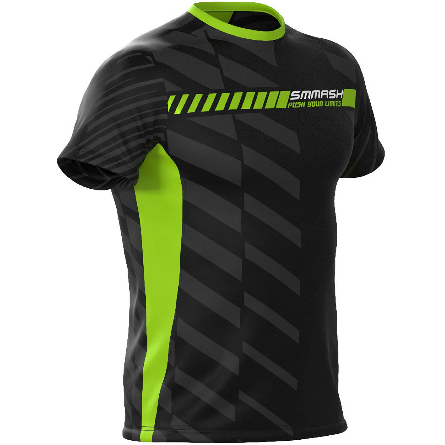 SMMASH Run Profesionalmente Camiseta de Running para Hombre Manga Corta, Compresión Corriendo Camiseta, Ocr, Outdoor, Material Transpirable y Antibacteriano