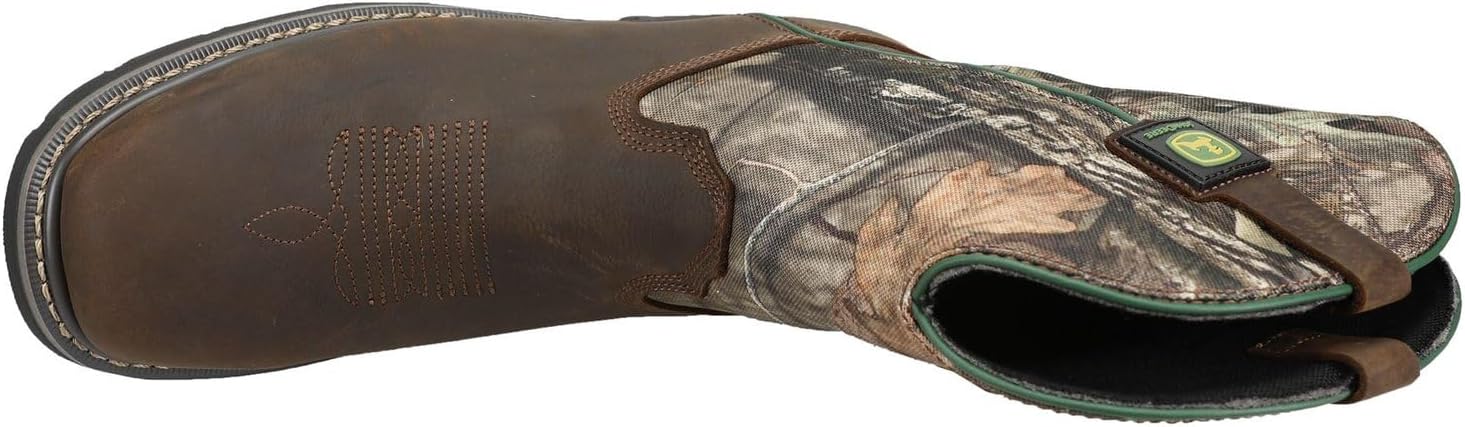 Skechers Men's John Deere Rowood Mos Burrow Waterproof Wellington