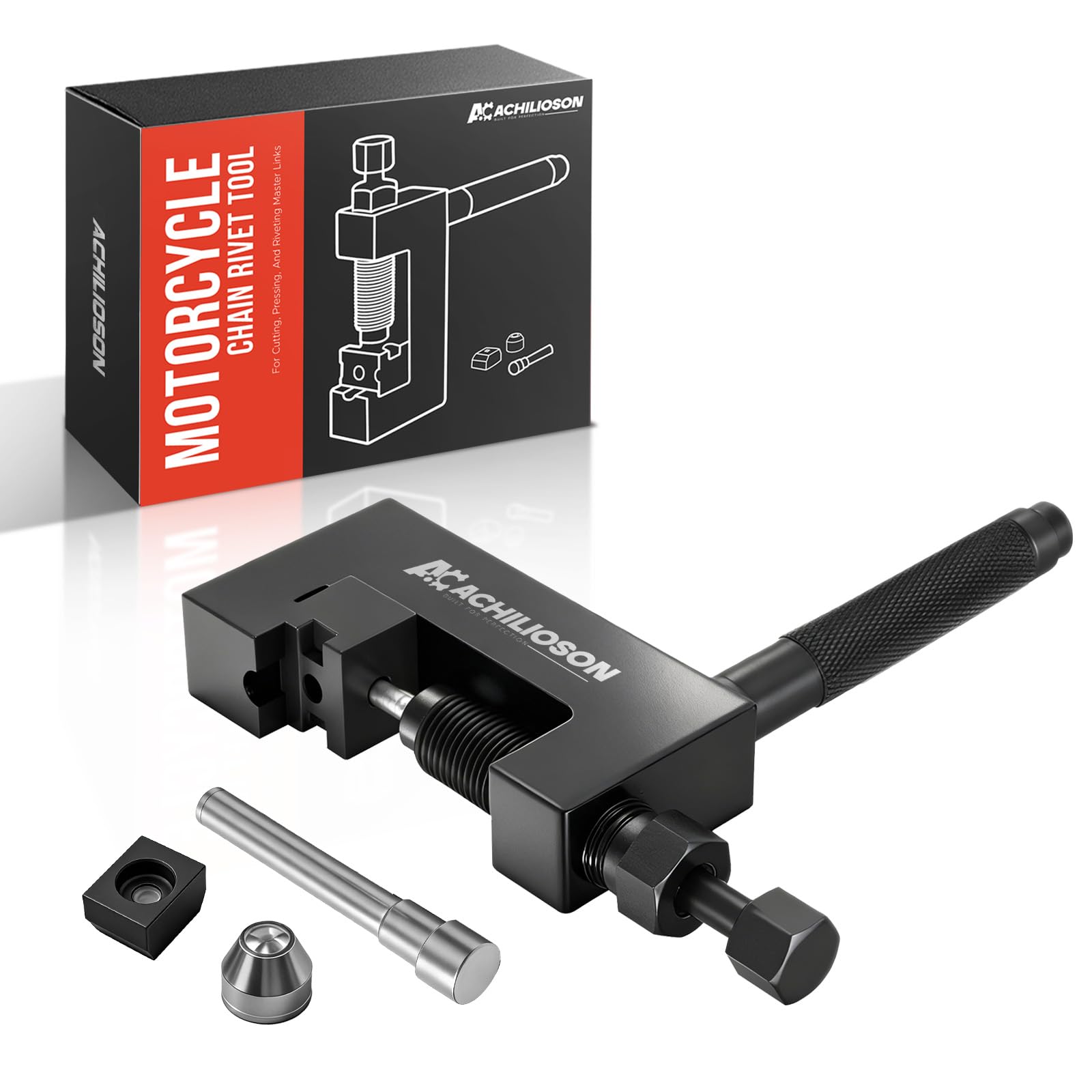 Photo 1 of Motorcycle Chain Rivet Tool for Cutting, Pressing, and Riveting Master Links