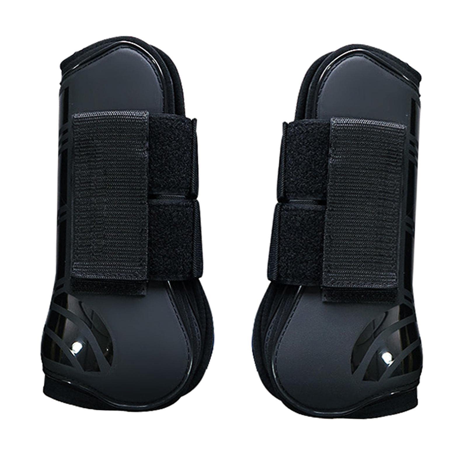 predolo Juego de 4 Protectores para Patas de Caballo, Protectores de Menudillo Y Tendones Delanteros para Caballos, Absorbentes de Impactos Y Transpirables