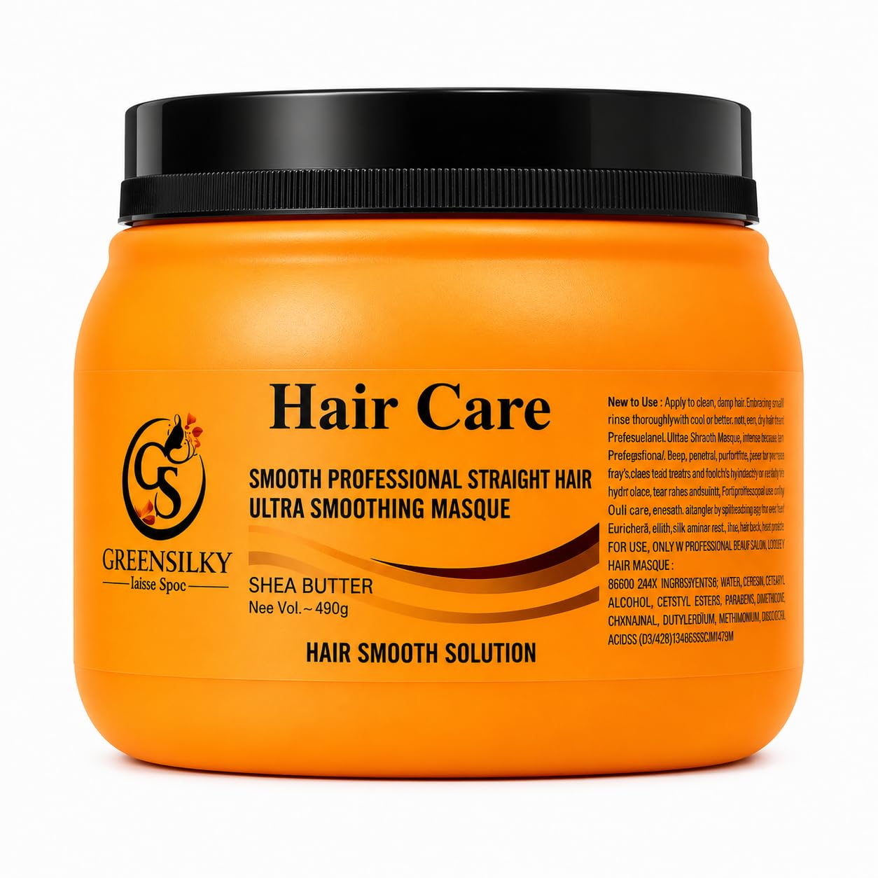 G S GREENSILKY Hair Spa with Shea Butter 490g | Hair Mask for Smoothening & Shining | Deep Conditioning for Dry, Frizzy & Damaged Hair | Salon Style Hair Care at Home-picture-11