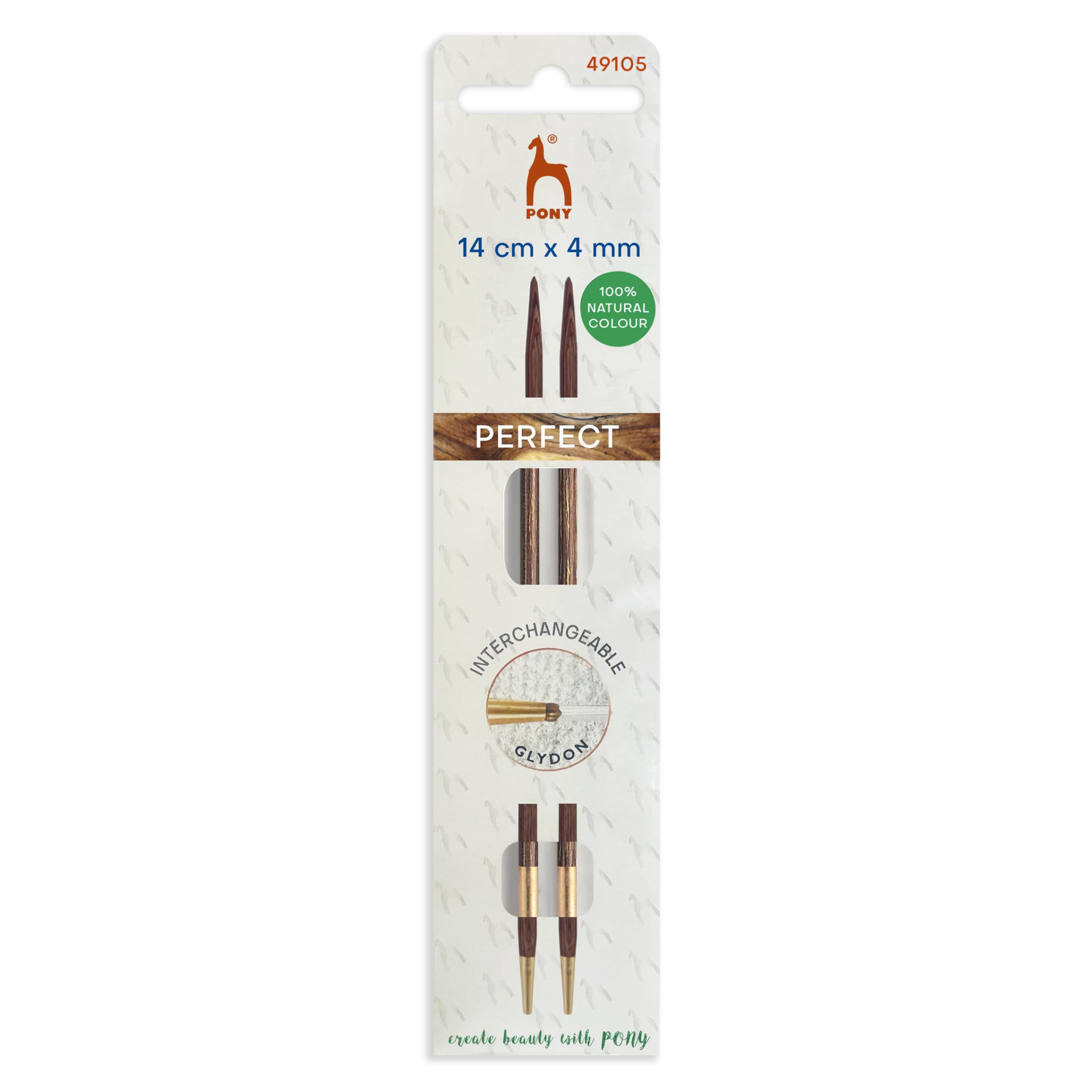 Pony Perfect Circular Interchangeable Knitting Pins - 14Cm x 4.00mm
