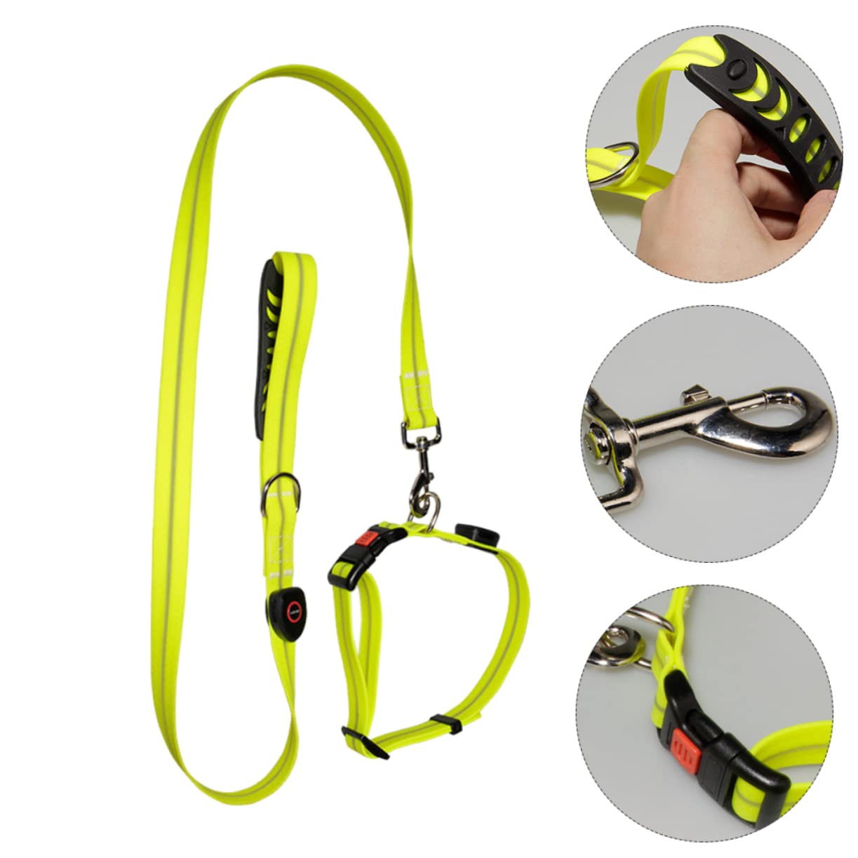 1 Juego Correa para Perros LED Collar y Correa para Paseos y Actividades