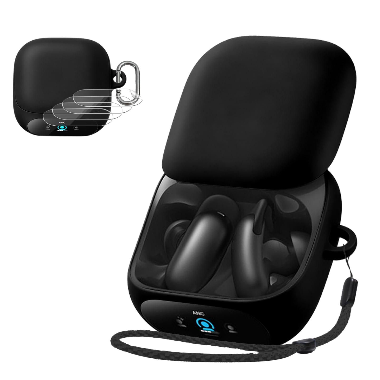Amazon | For Anker Soundcore Liberty 5 Pro ケース +4枚フィルム