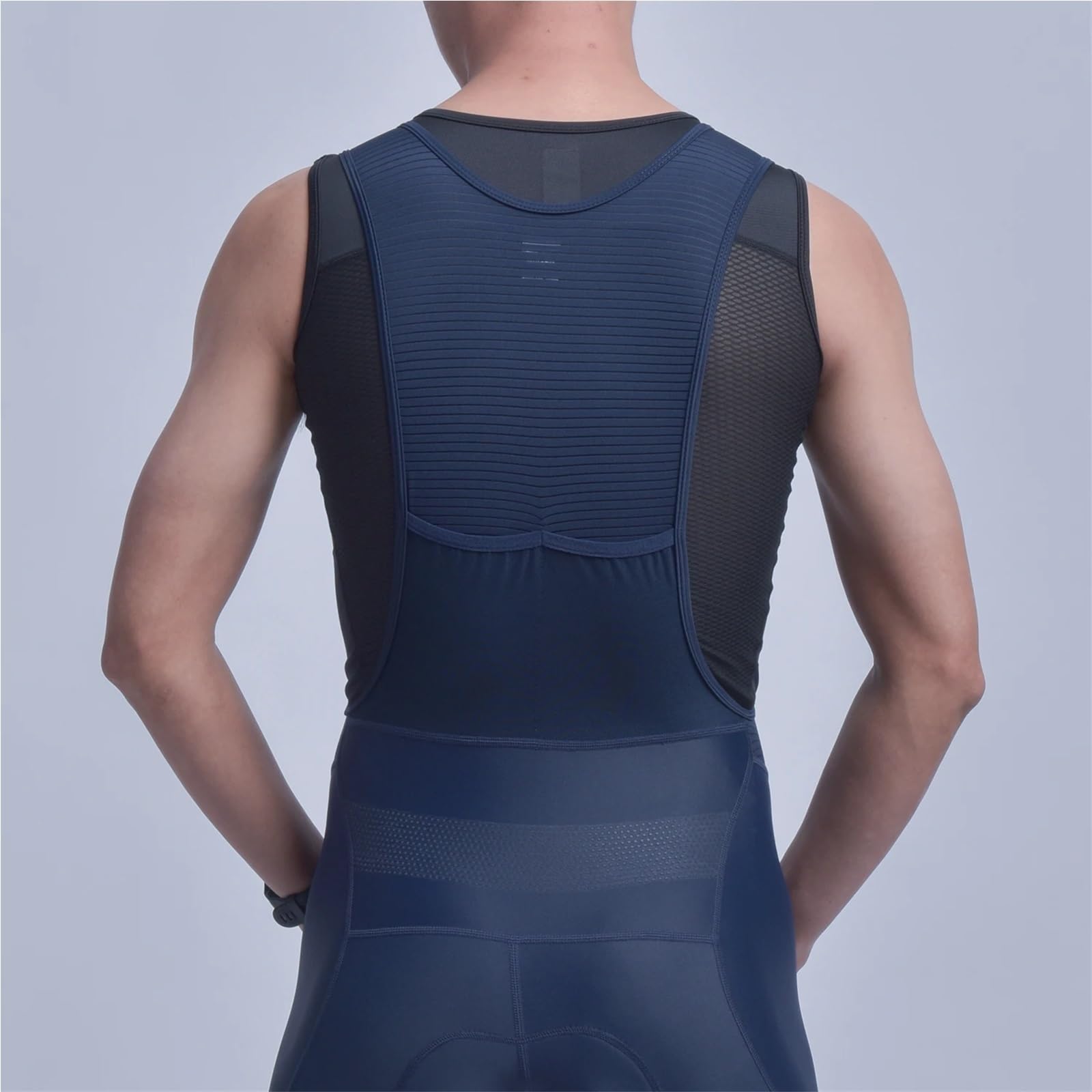Pantaloncini da Ciclismo con Bretelle, Tasca Laterale con fondello, for 7-8 Ore Pantaloncini da Ciclismo con Bretelle per Gli Uomini(XXL)