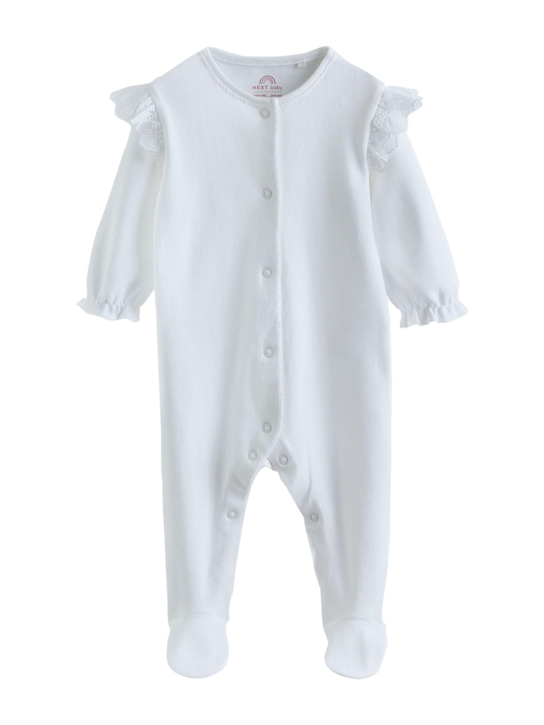 NEXT Bebés niña Pack de 3 Pijamas Tipo Pelele de bebé
