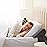 Bedluxe Queen Bed Wedge Pillow for Headboard, Wedge Pillow Headboard, Pillow Wedge for Headboard Gap, Bed Gap Filler - Fill The Gap (0-7) Between Headboard and Mattress (Short Plush, 60x10x6)