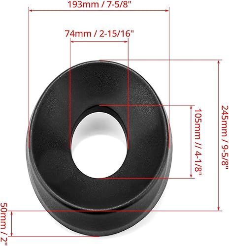 Miniatura 6 de QWORK Soporte para Casco de Moto, Almohadilla de Servicio para Casco, Donut de Soporte para Casco para Cascos de Moto, Motonieve, Scooter, Negro